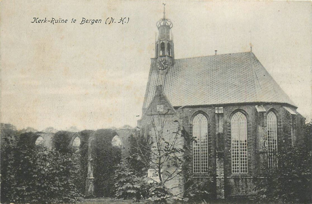 Bergen NH Kerk Ruine