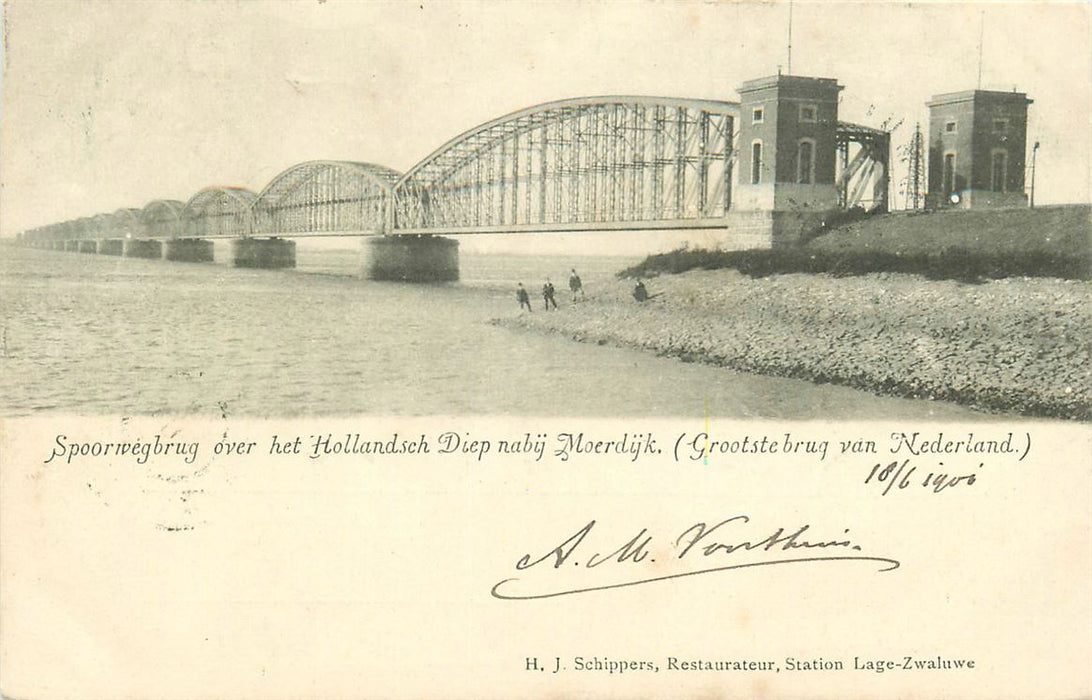 Moerdijk Spoorwegbrug Hollandsch Diep