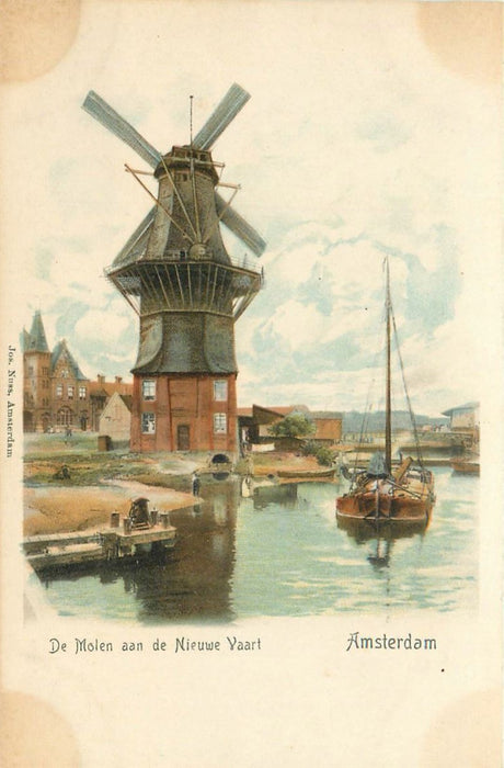 Amsterdam Molen aan de Nieuwe Vaart