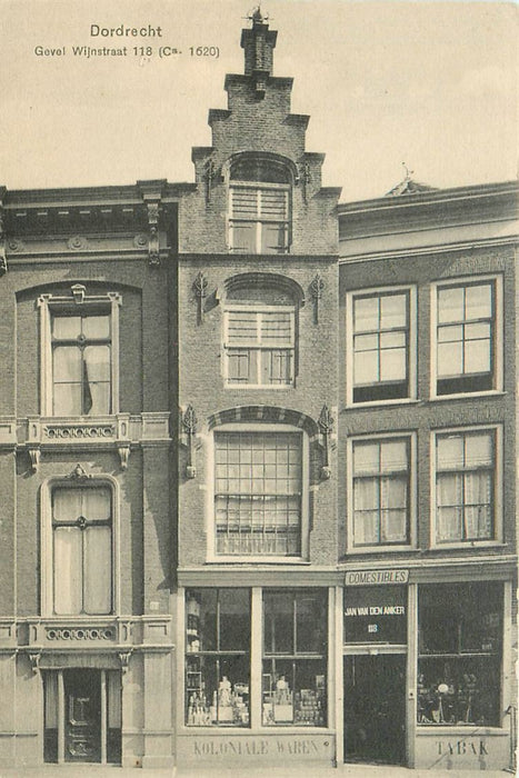 Dordrecht Gevel Wijnstraat