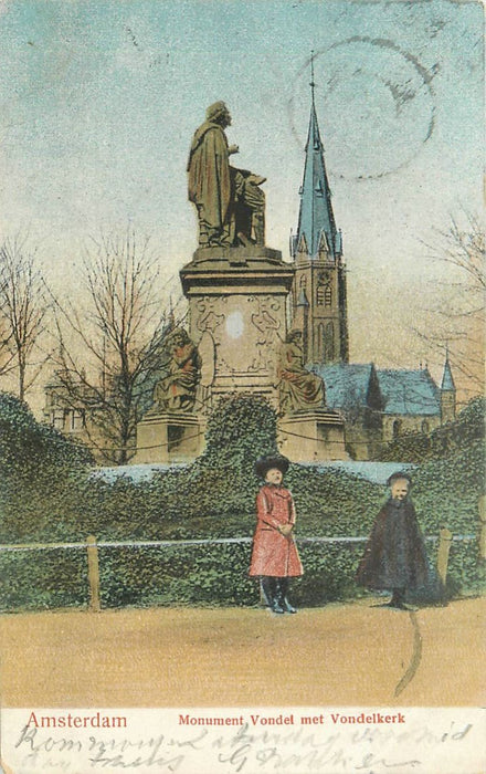 Amsterdam Monument Vondel