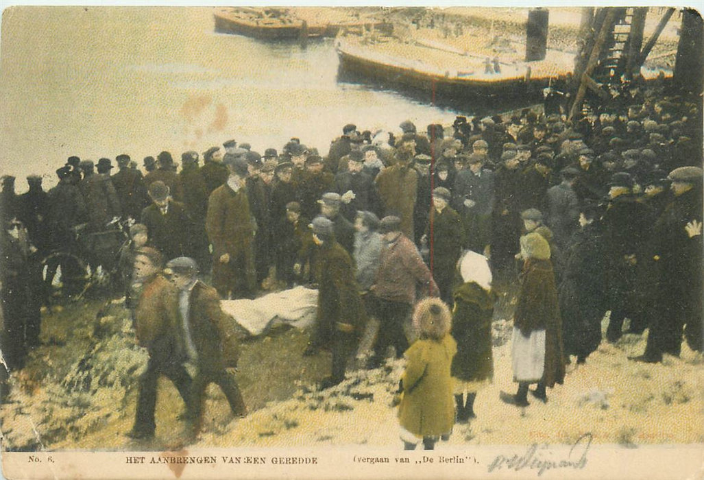 Hoek van Holland Vergaan van De Berlin