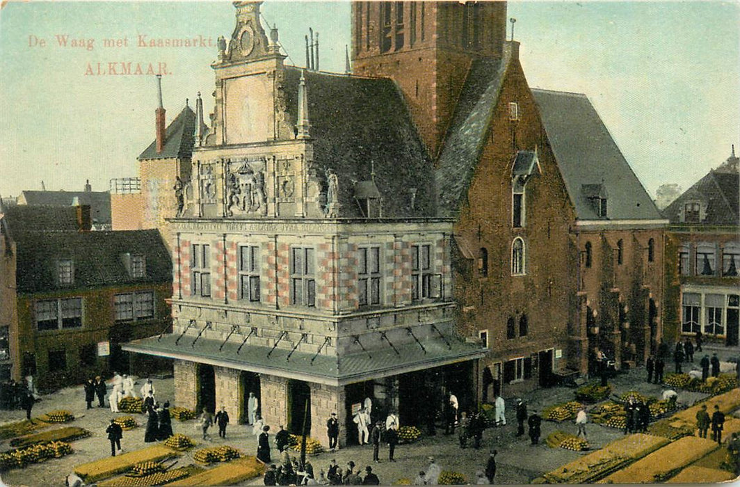 Alkmaar De Waag met Kaasmarkt