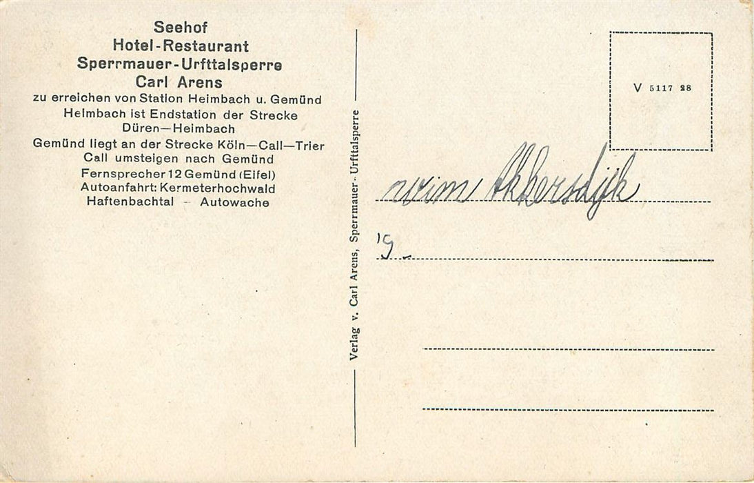 Heimbach Urfttalsperre