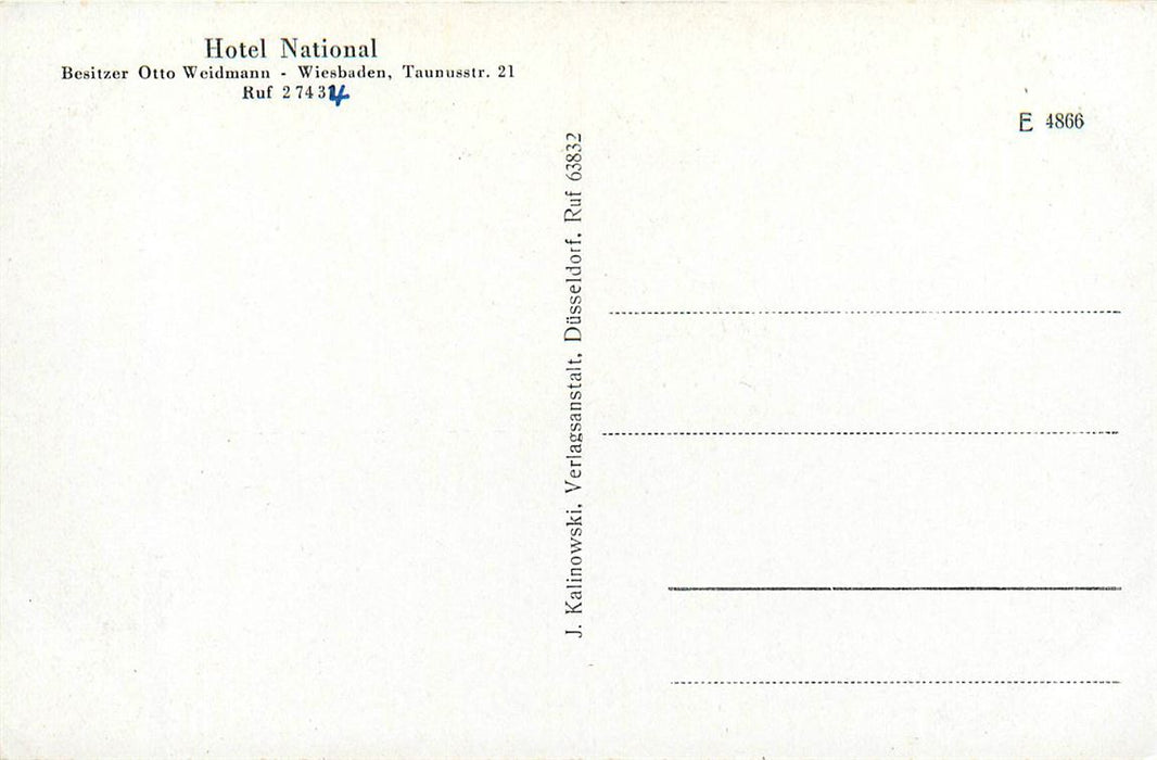 Wiesbaden Hotel  National