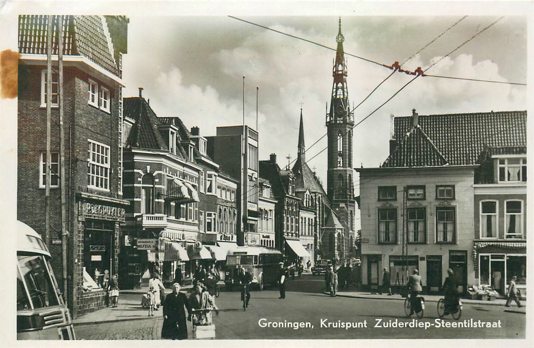 Groningen Zuiderdiep Steentilstraat