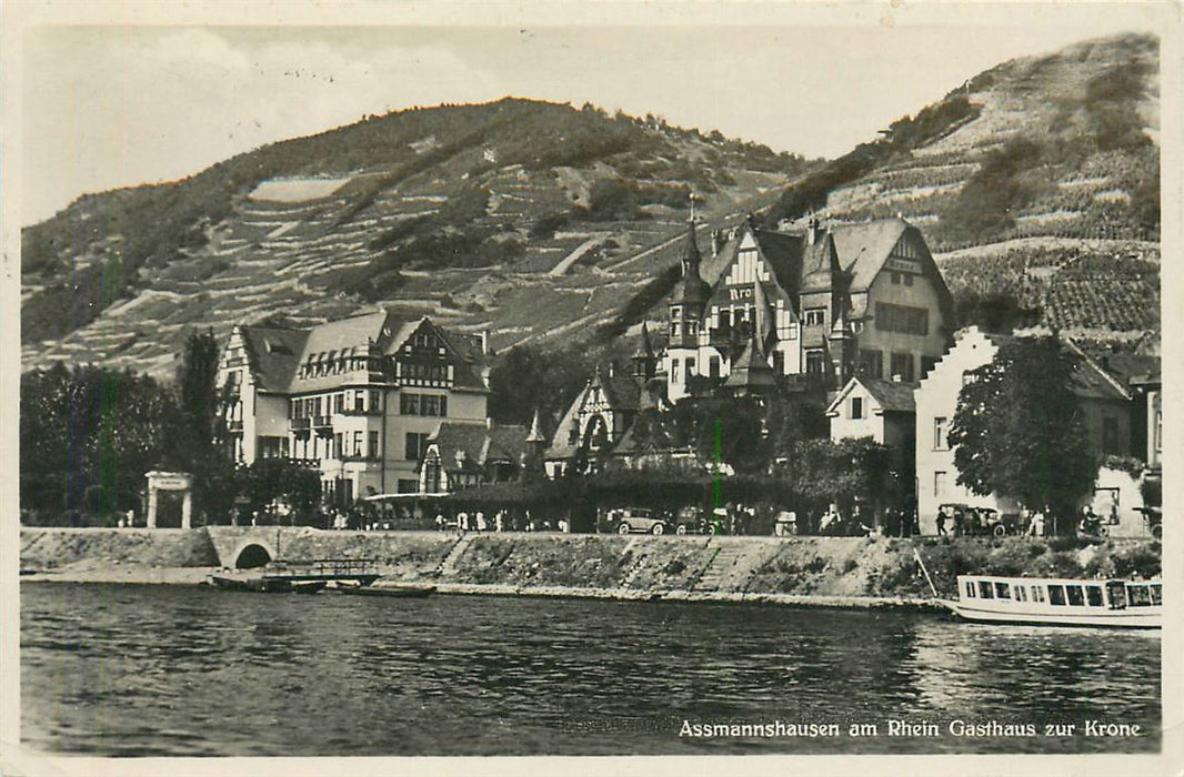 Assmannshausen a Rh Gasthaus zur Krone