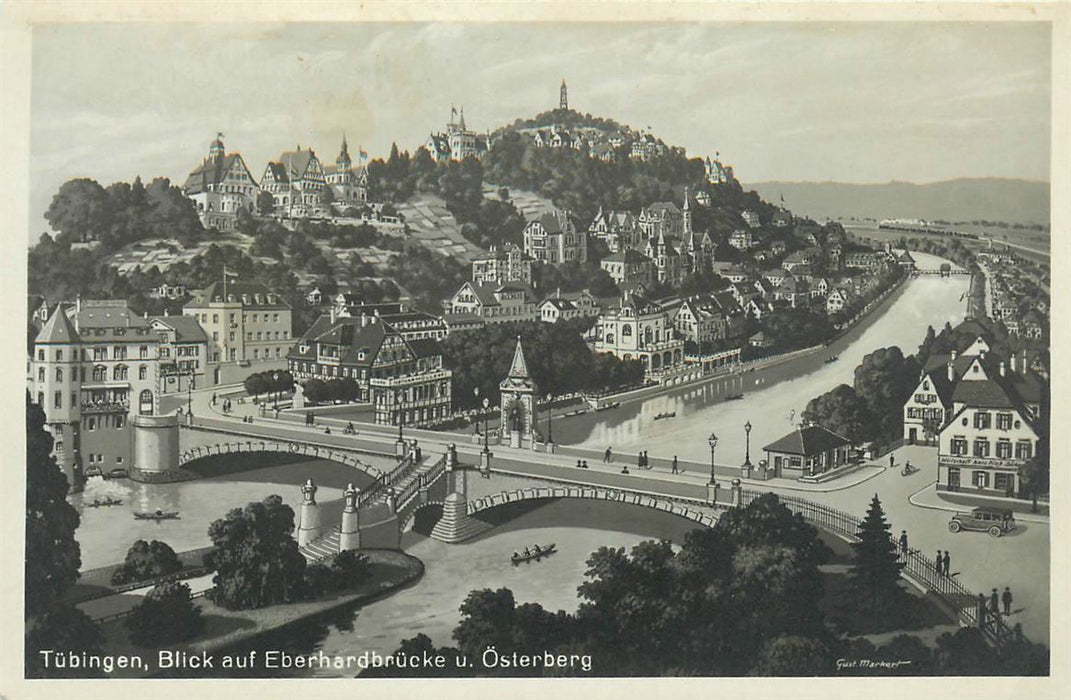 Tubingen Eberhardbrucke Osterberg