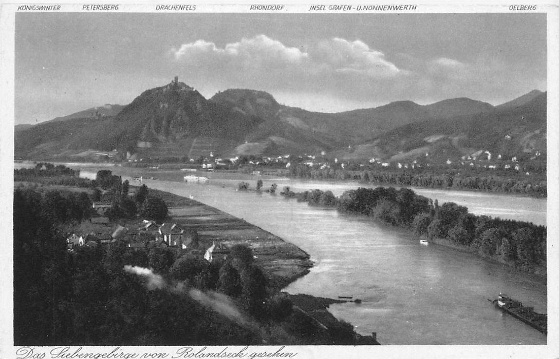 Siebengebirge vom Rolandseck