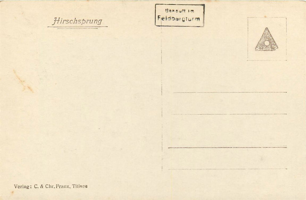 Höllental Hirschsprung