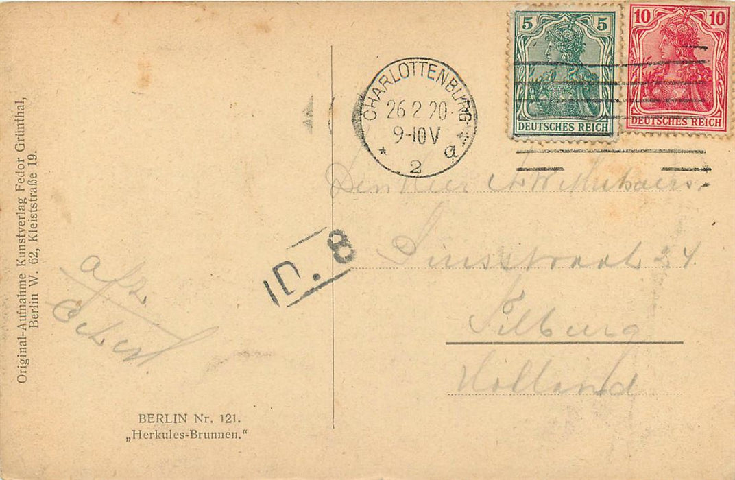 Berlin Herkules Brunnen