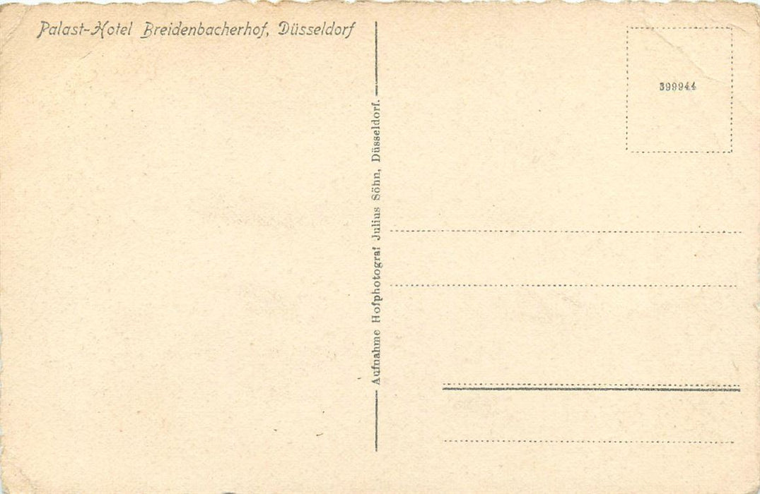 Düsseldorf Breidenbacher Hof
