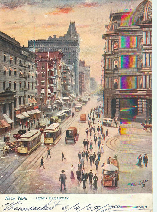 New York NY Lower Broadway