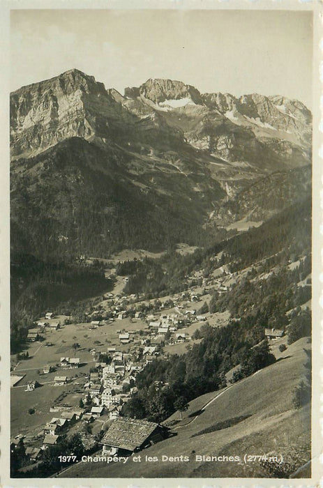 Champery Les Dents Blanches