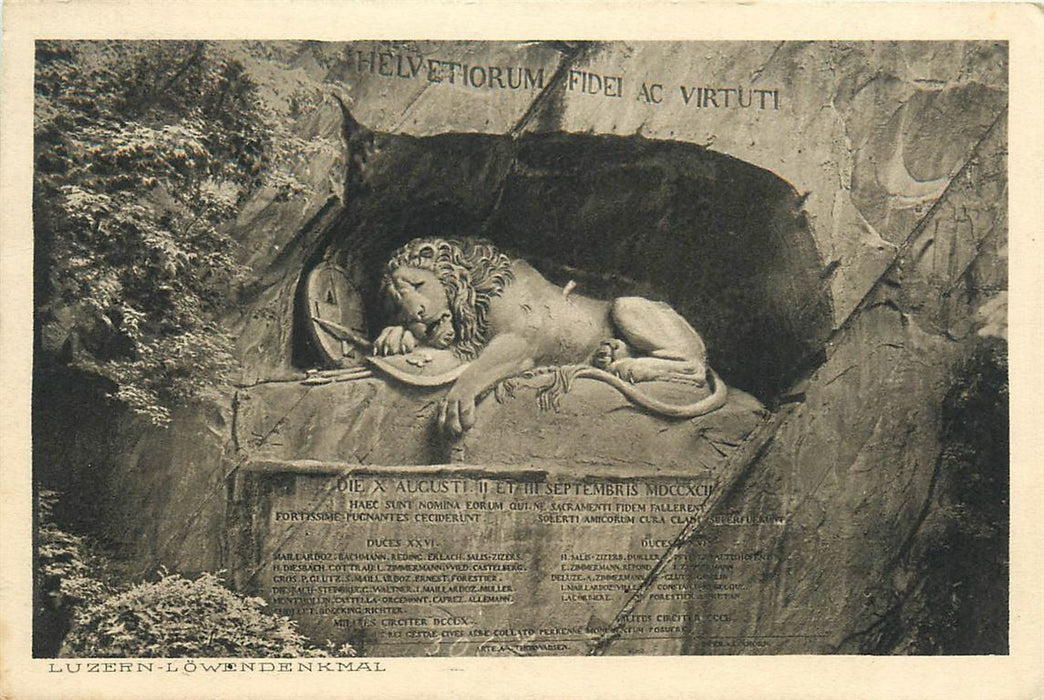 Luzern Löwendenkmal