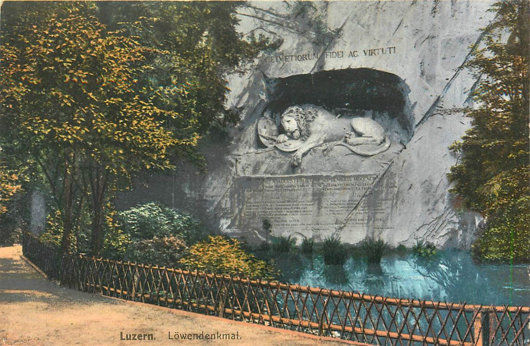 Luzern Löwendenkmal