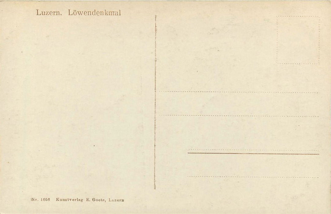Luzern Löwendenkmal