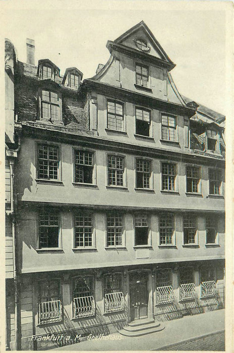 Frankfurt a M Goethehaus