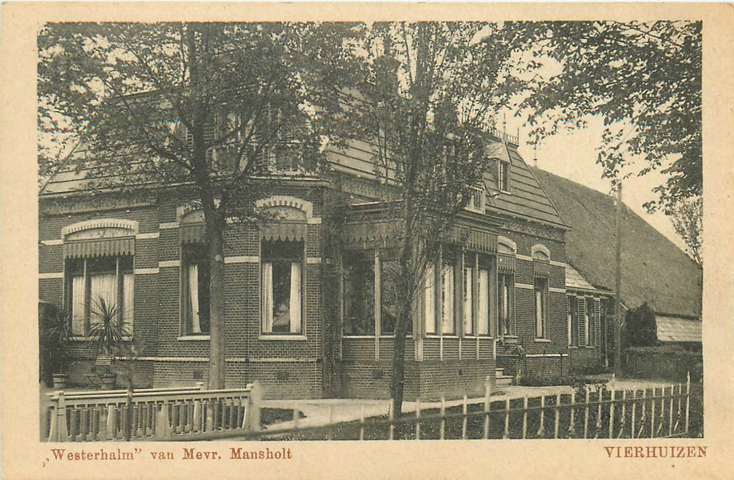 Vierhuizen Westerhalm Mansholt