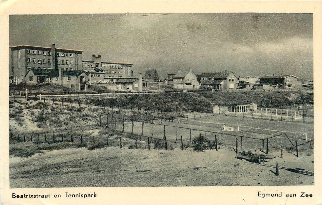 Egmond Aan Zee Beatrixstraat En Tennispark