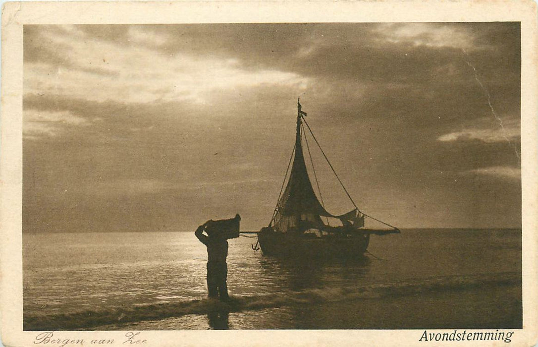 Bergen Aan Zee Avondstemming