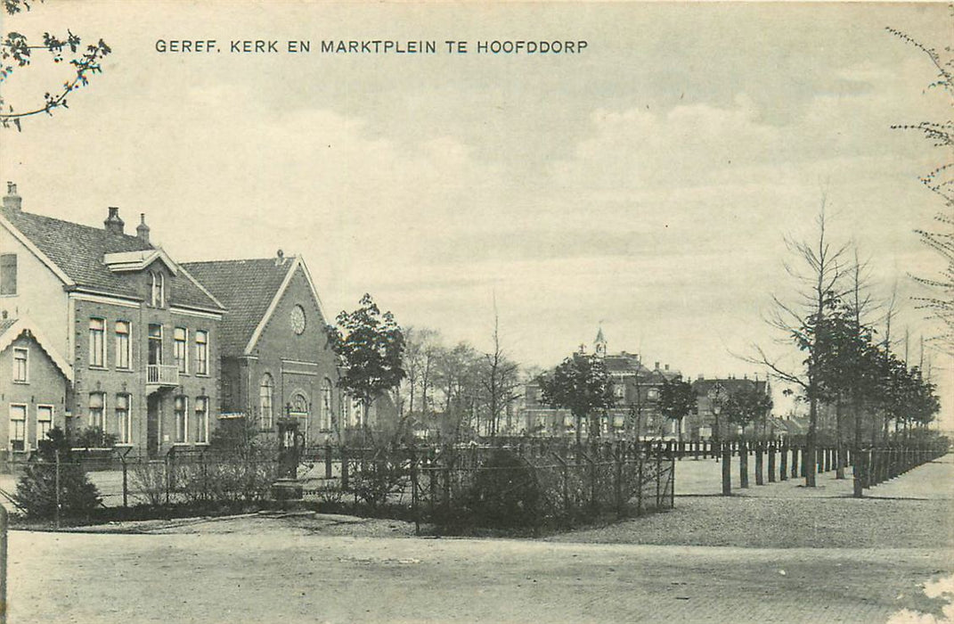 Hoofddorp Geref Kerk En Marktplein