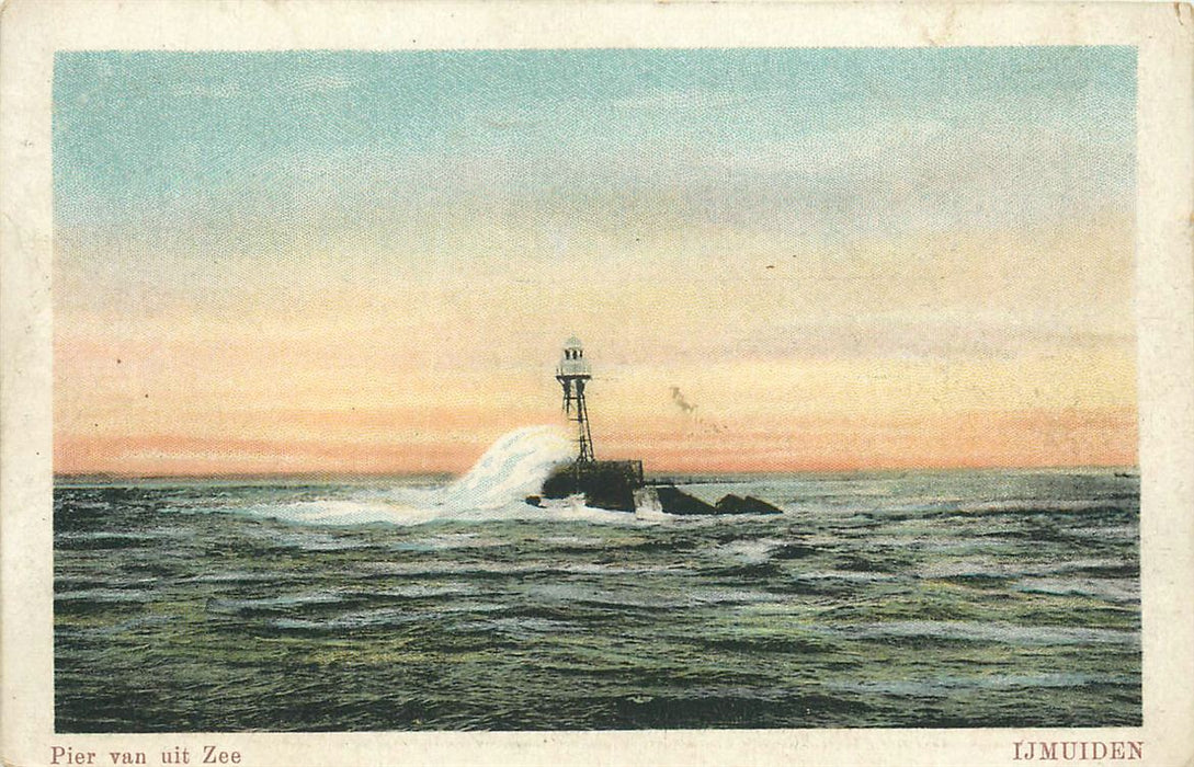 Ijmuiden Pier Van Uit Zee