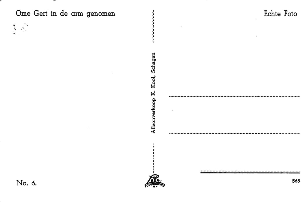 Ome Gert In De Arm Genoemen