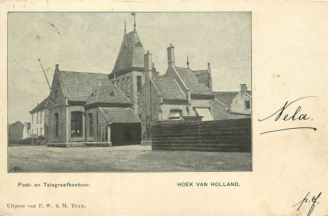 Hoek Van Holland Post En Telegraafkantoor