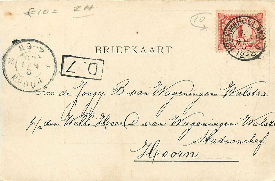 Hoek Van Holland Post En Telegraafkantoor