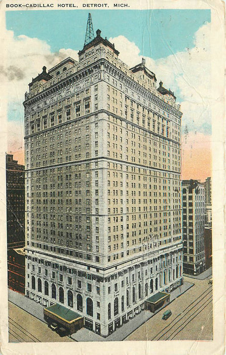 Detroit Mi Book Cadillac Hotel