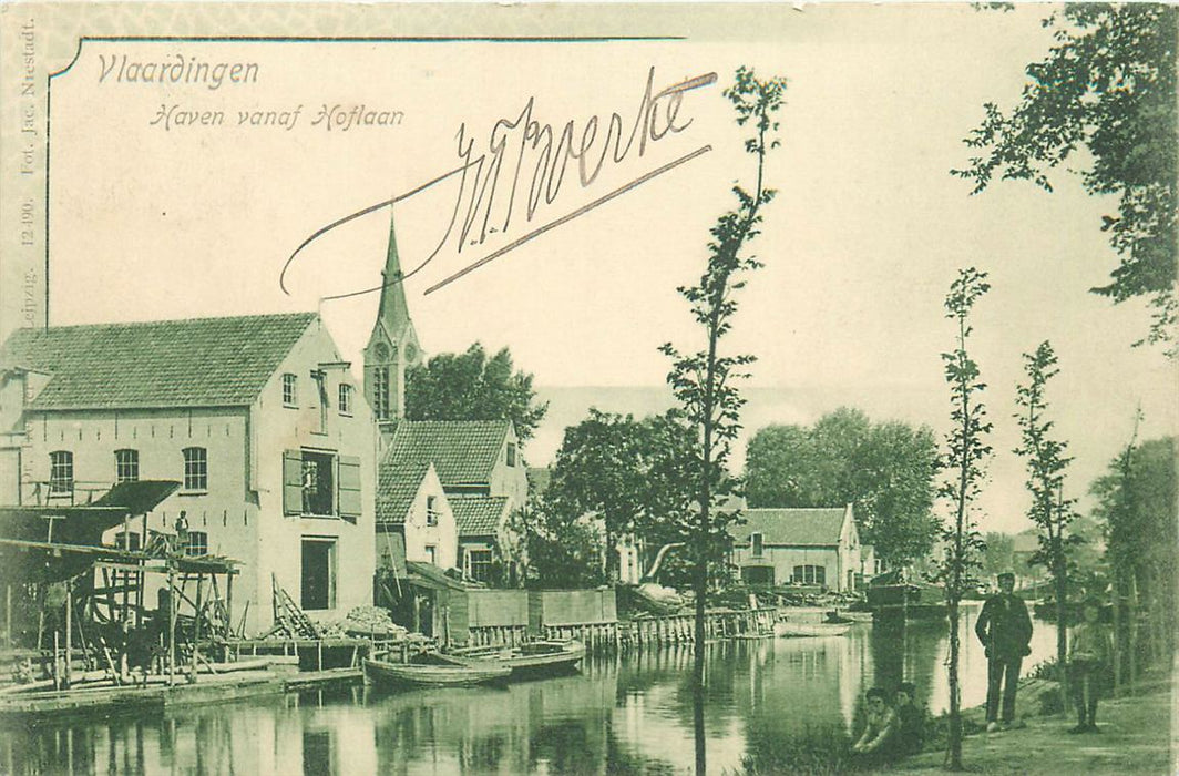 Vlaardingen Haven Vanaf Hoflaan