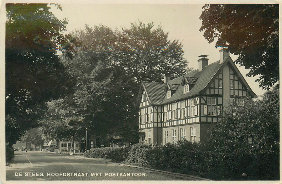 De Steeg Hoofdstraat Met Postkantoor