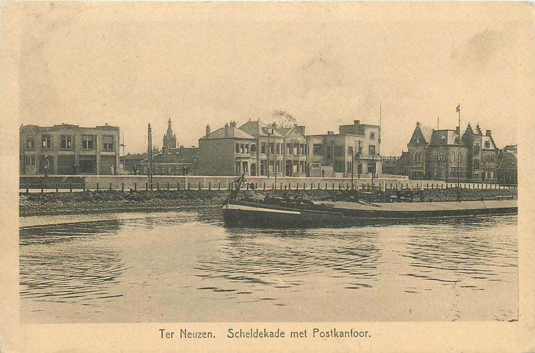 Terneuzen Scheldekade Met Postkantoor