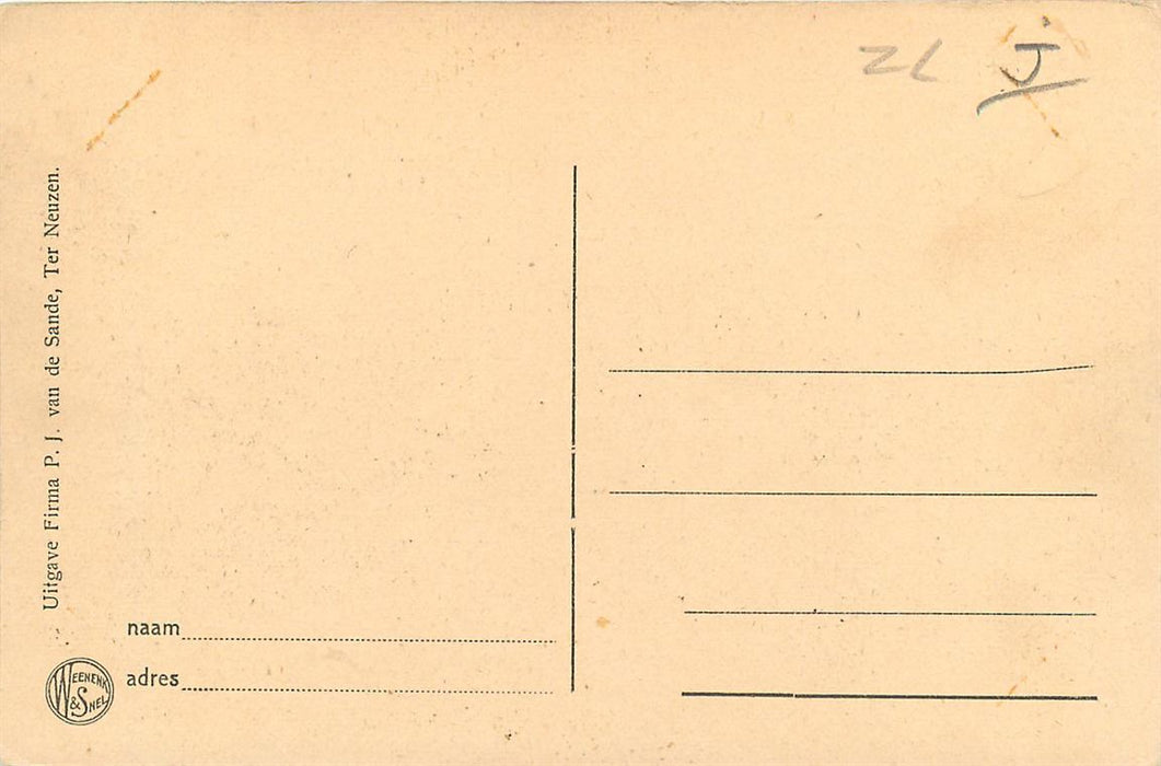 Terneuzen Scheldekade Met Postkantoor