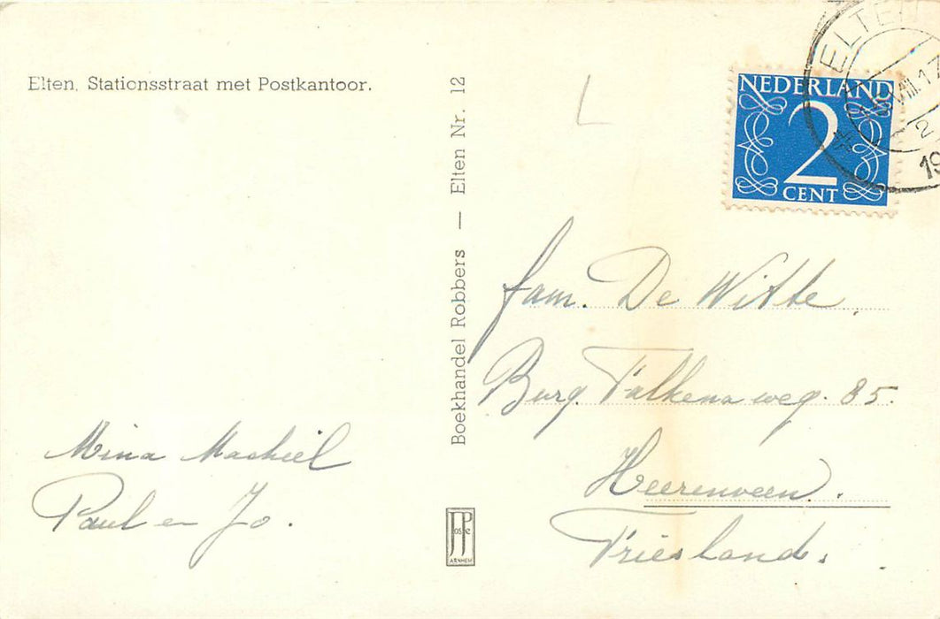 Elten Bahnhofstrasse Postamt