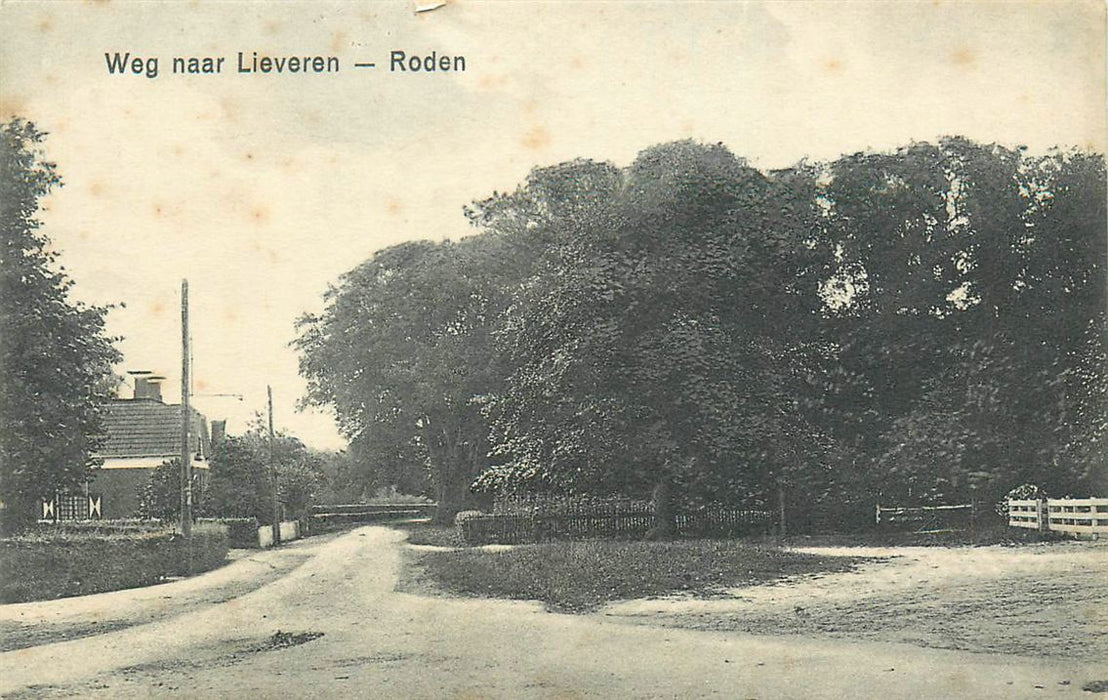Roden Weg Naar Lieveren