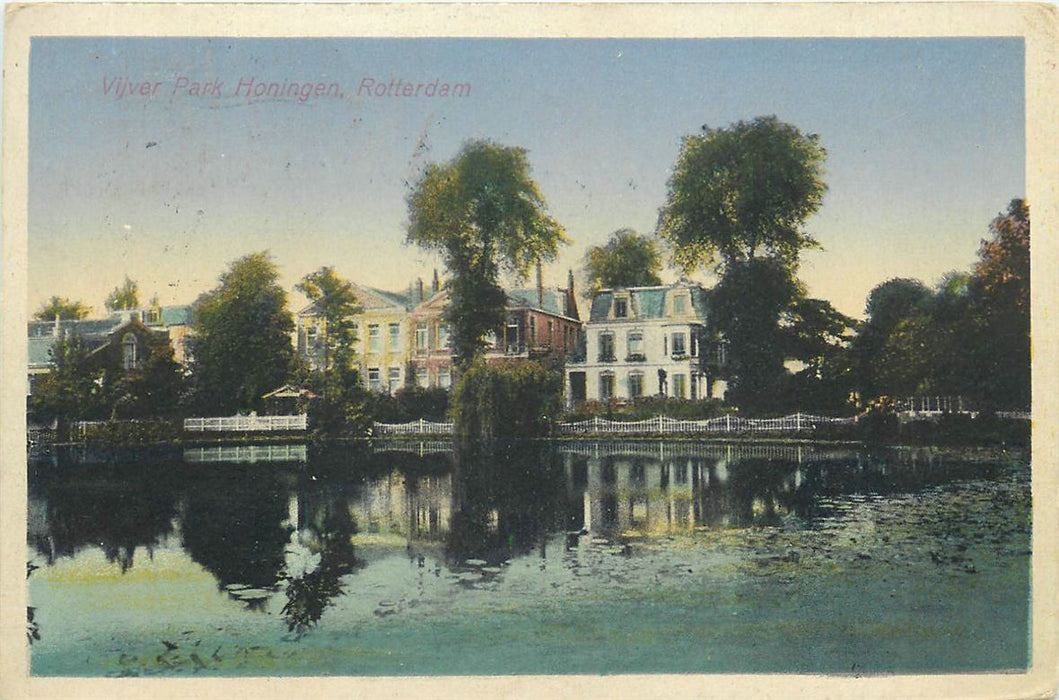 Rotterdam Vijver Park Honingen