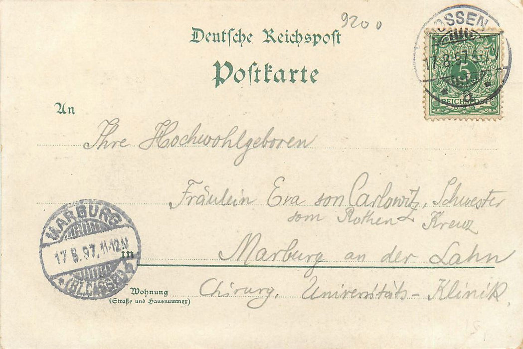 Freiberg I Sachsen Litho