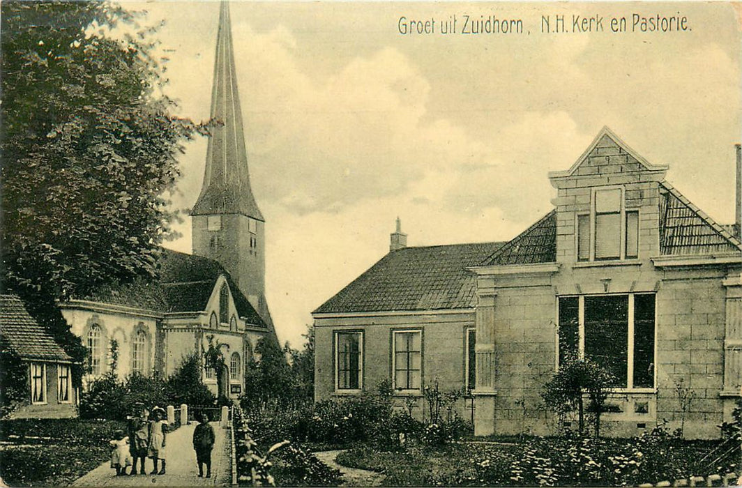 Zuidhorn Nh Kerk En Pastorie