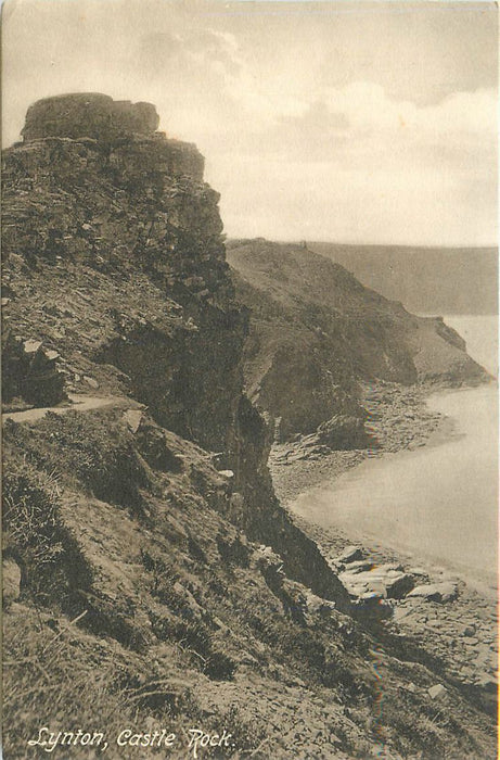 Lynton Castle Rock