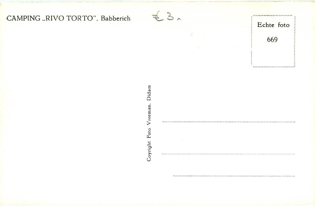 Babberich Camping Rivo Torto