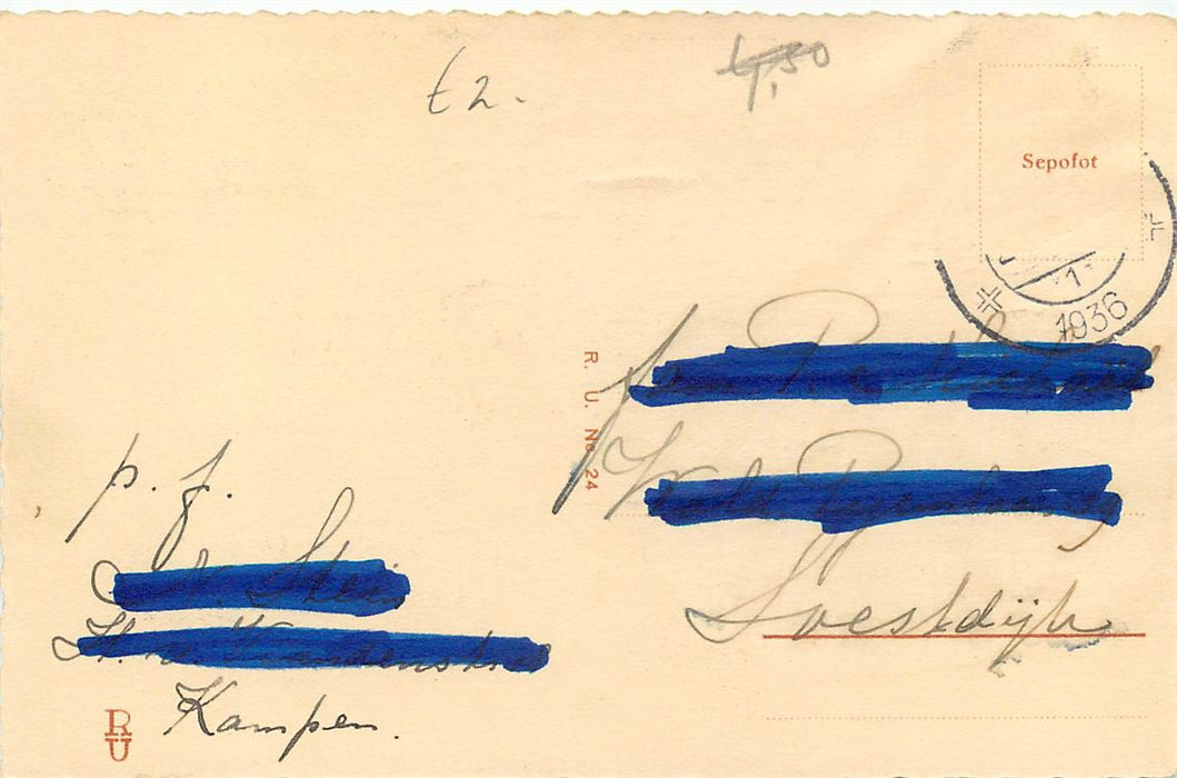 Kampen Burgwal Met Vloeddijk