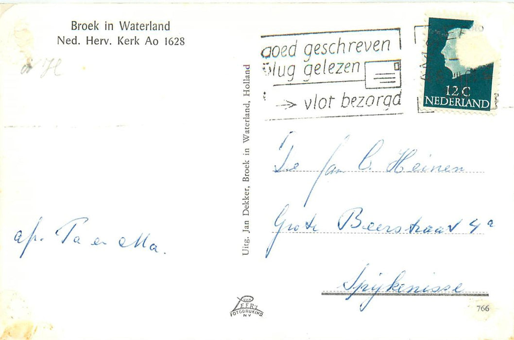 Broek In Waterland Ned Herv Kerk