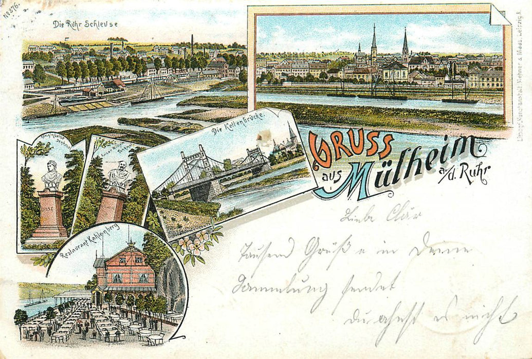Mulheim  A D Ruhr Litho