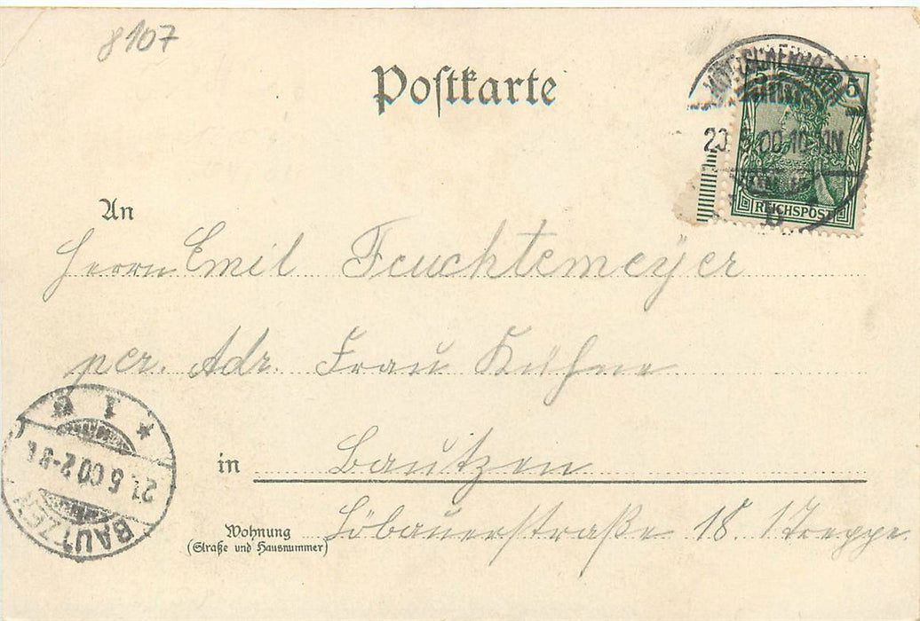 Niederlossnitz Dresden Litho