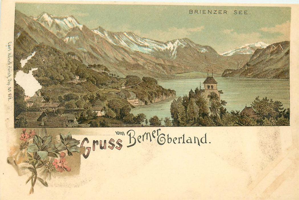 Berner Oberland Litho