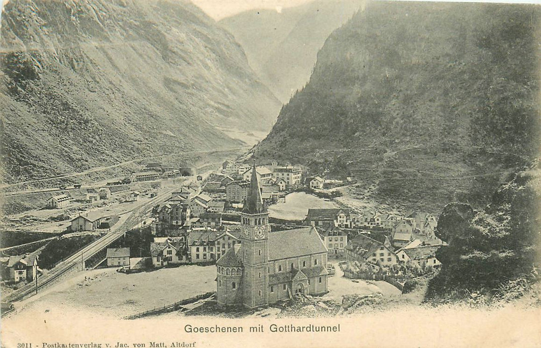 Goeschenen Gotthardtunnel