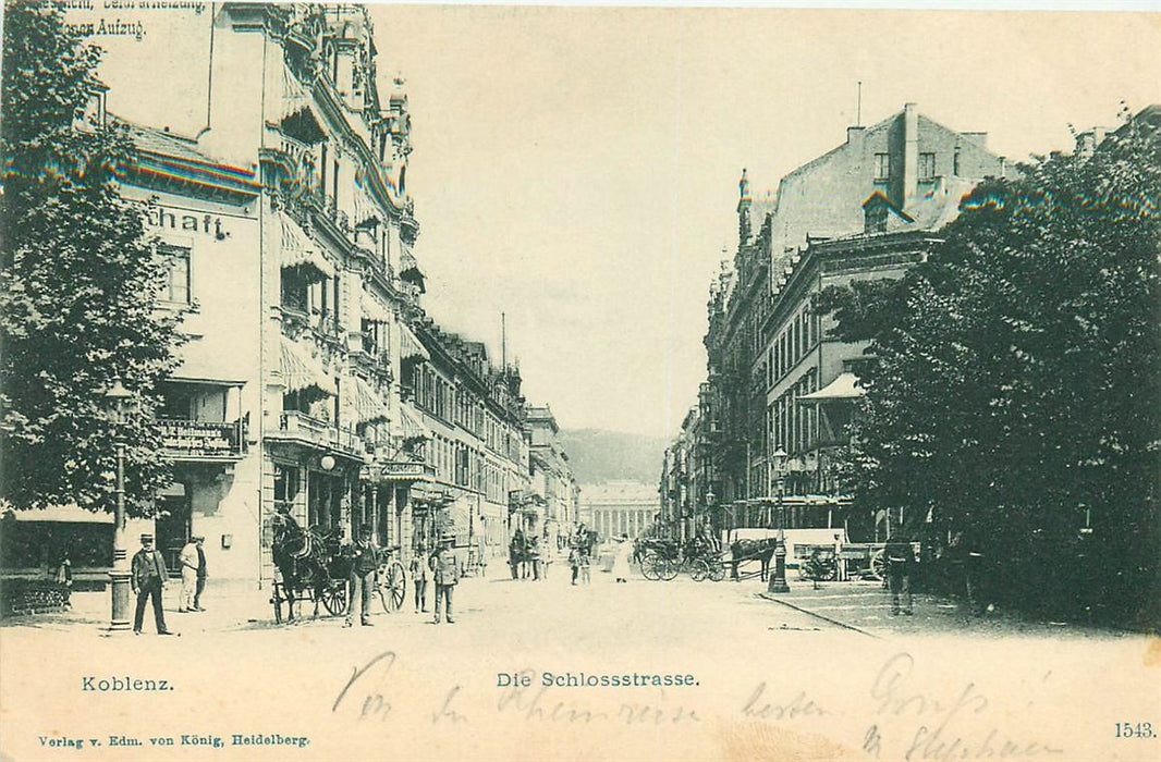Koblenz Die Schlossstrasse