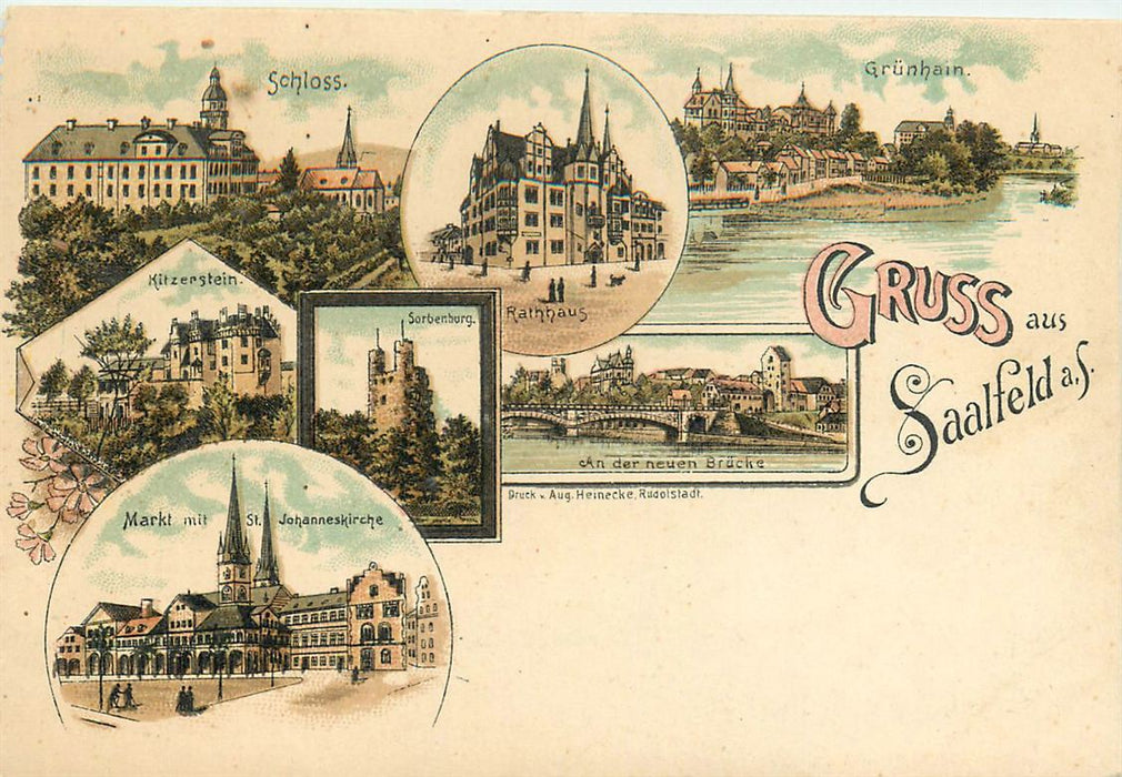 Saalfeld a S Litho